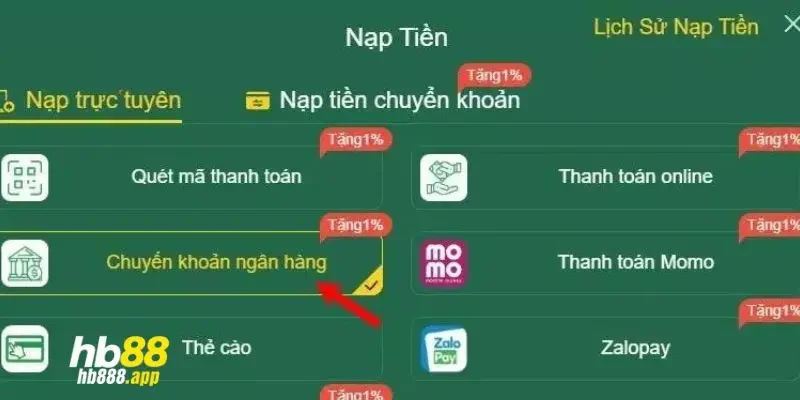 Tổng hợp những điều kiện quan trọng khi nạp tiền HB88
